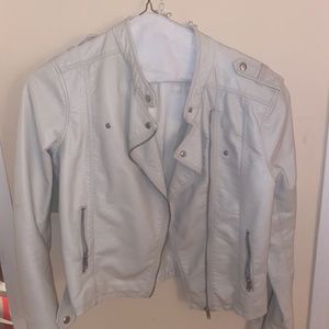 White Leather Jacket